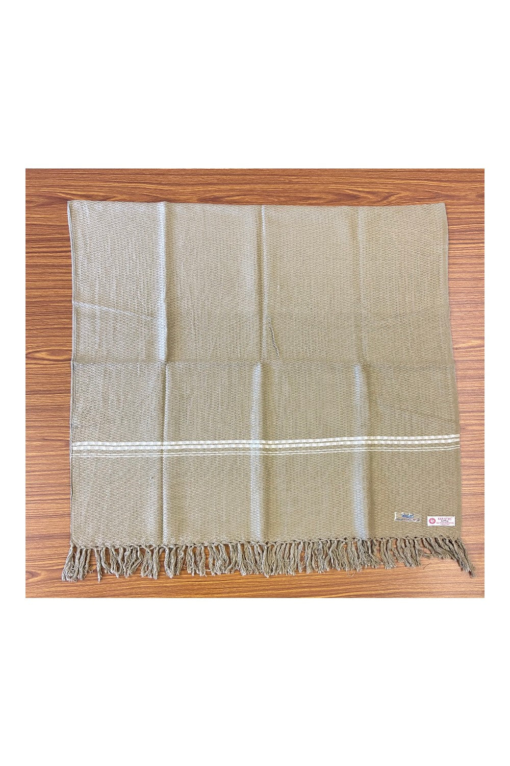 16% Discount! Kaitharikada - Pure Cotton Blotting Pattern - 30 x 60 Inch - 1KK124SAR