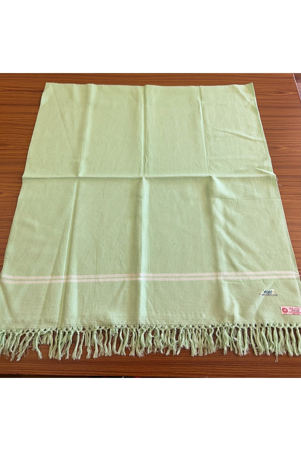 16% Discount! Kaitharikada - Pure Cotton Honey Comb Pattern - 30 x 72 inch - 1KK127SAR