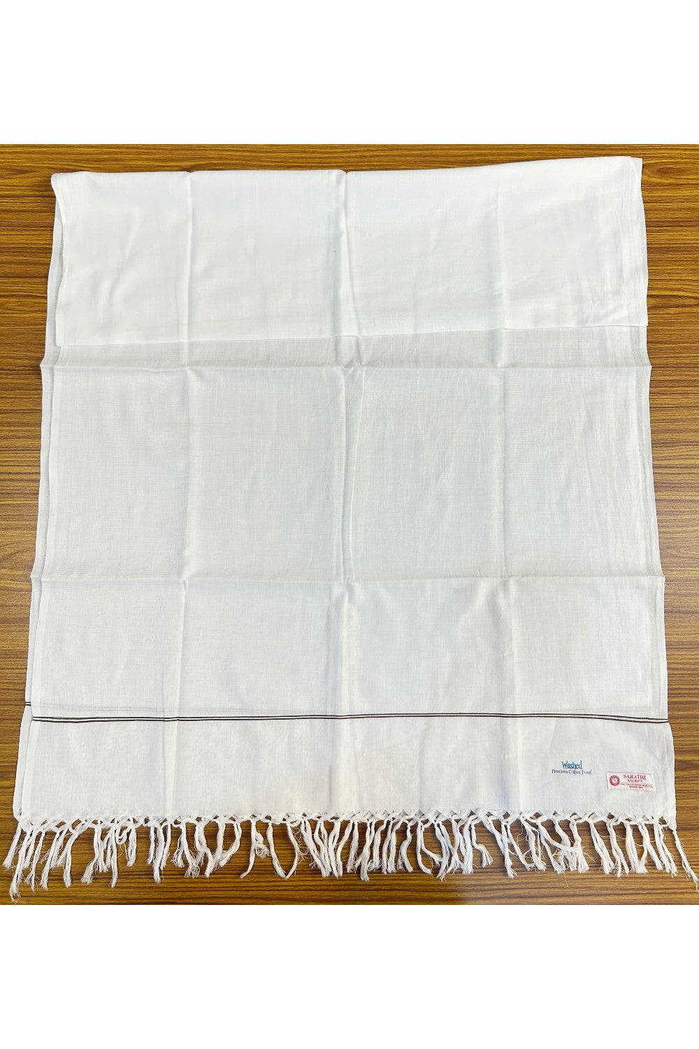 16% Discount! Kaitharikada - Pure Cotton NICE MATTY Pattern - 30 x 90 Inch - 1KK133SAR