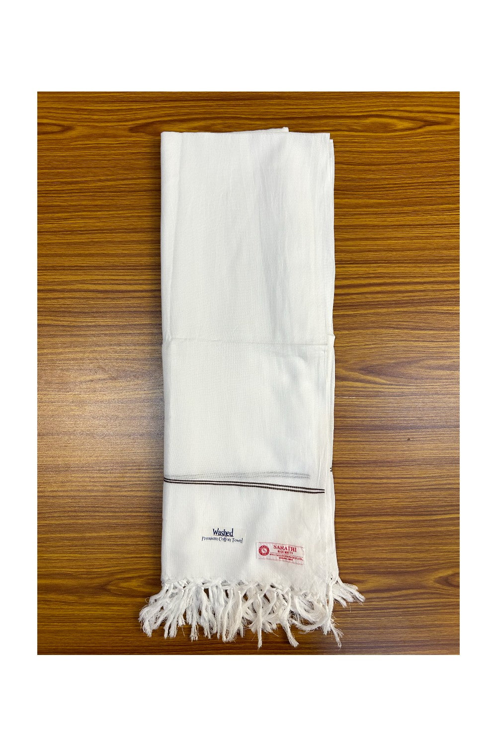 16% Discount! Kaitharikada - Pure Cotton NICE MATTY Pattern - 30 x 90 Inch - 1KK133SAR