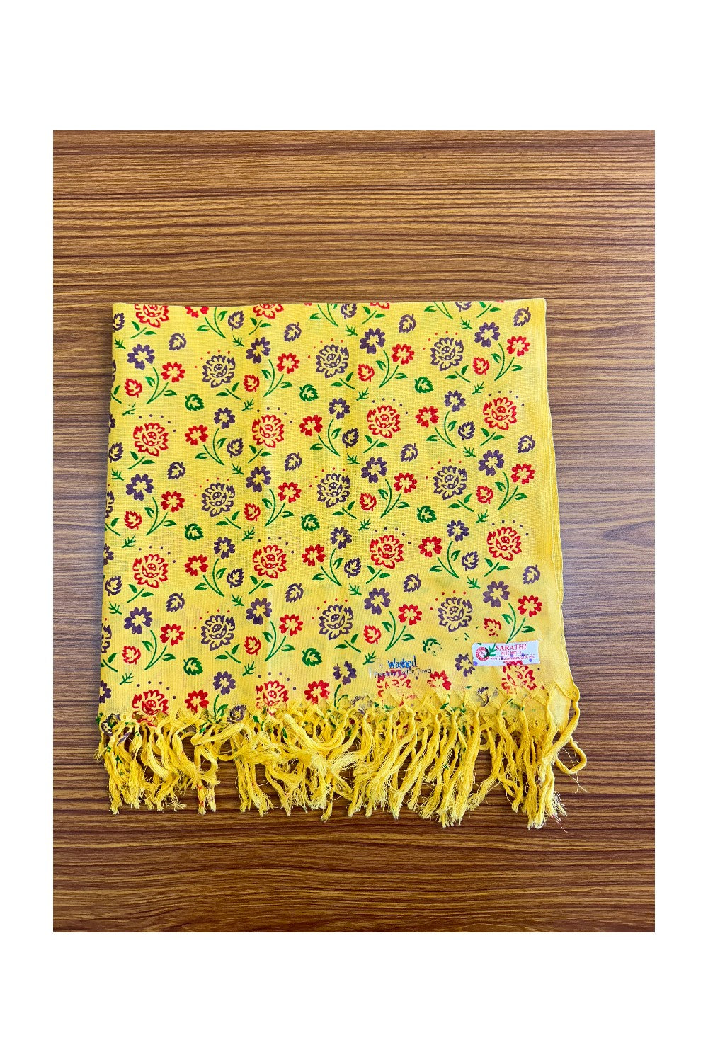 16% Discount! Kaitharikada - Pure Cotton NICE MATTY Pattern - 30 x 60 Inch - 10KK131SAR