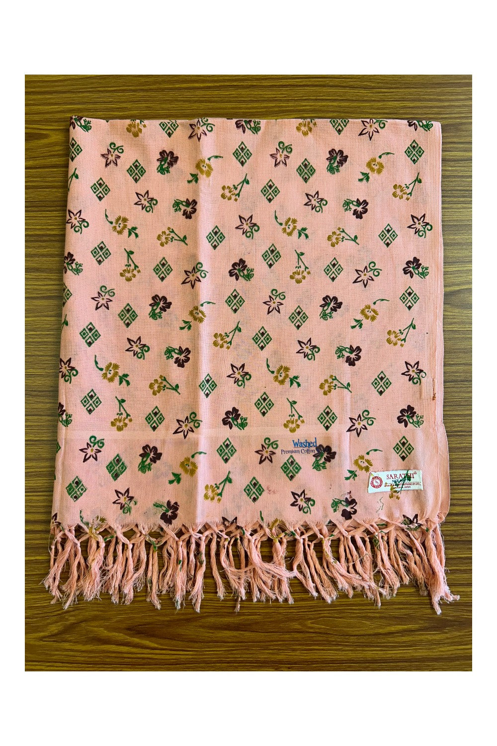 16% Discount! Kaitharikada - Pure Cotton NICE MATTY Pattern - 30 x 72 inch - 11KK132SAR