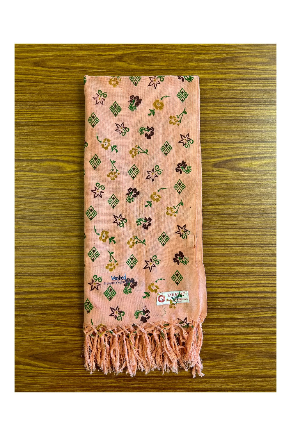 16% Discount! Kaitharikada - Pure Cotton NICE MATTY Pattern - 30 x 72 inch - 11KK132SAR