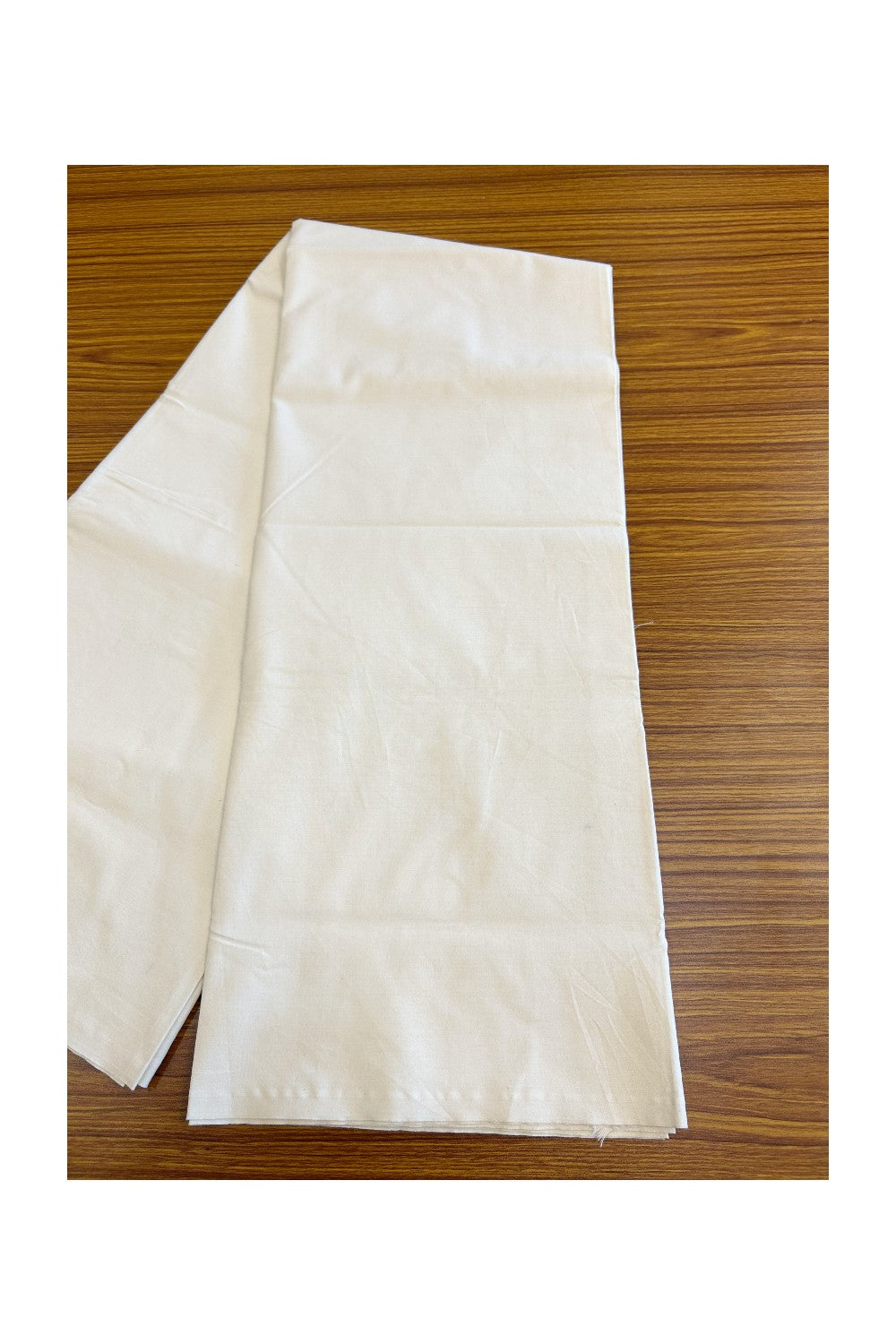 19% Offer! Parmas Dhoti KaithariKada Balaramapuram 100% Cotton Single Off white - (Unbleached) - Mundu/Dhoti - Above 2 mtr -100x100 (2 meter / 4 muzham)- 12KK5055ASH