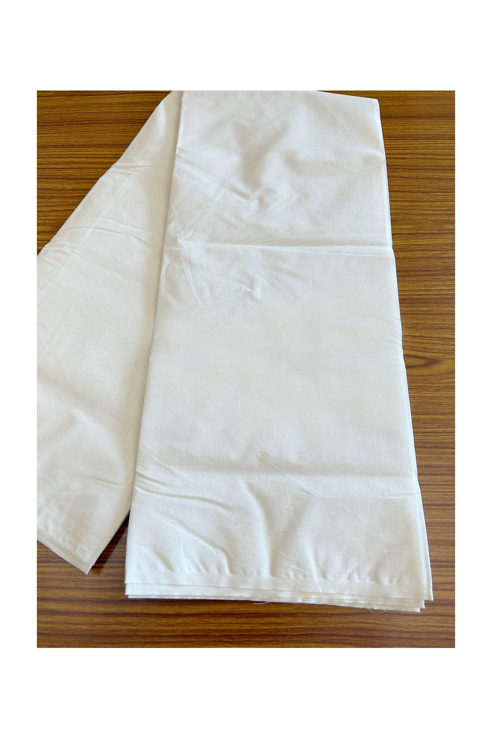 20% OFFER! PARMAS DHOTI (No Border) KaithariKada Balaramapuram 100% Cotton Double Off white - (Unbleached) - Mundu/Dhoti-100x100 - without kara - 16KK5120ASH
