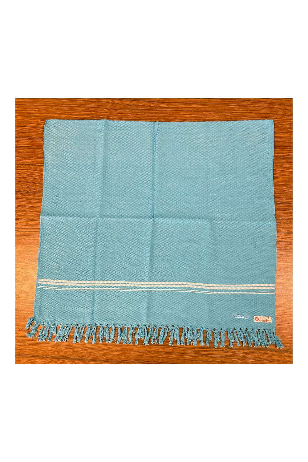 16% Discount! Kaitharikada - Pure Cotton Blotting Pattern - 30 x 60 Inch - 2KK124SAR