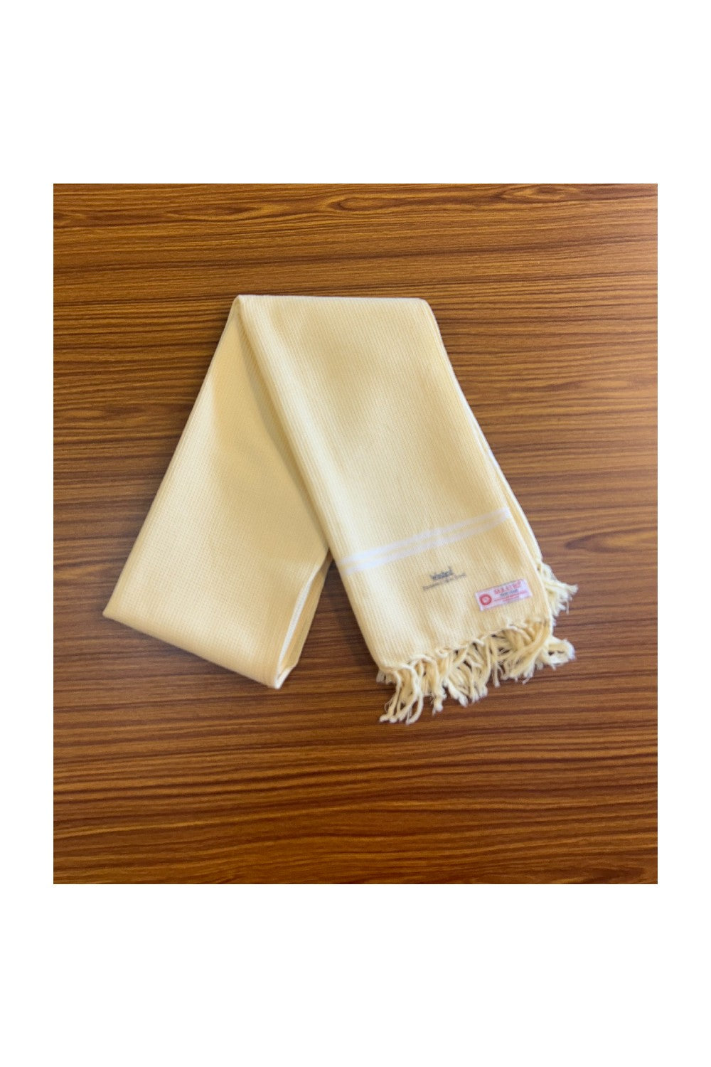 16% Discount! Kaitharikada - Pure Cotton Honey Comb Pattern - 30 x 72 cm - 2KK127SAR
