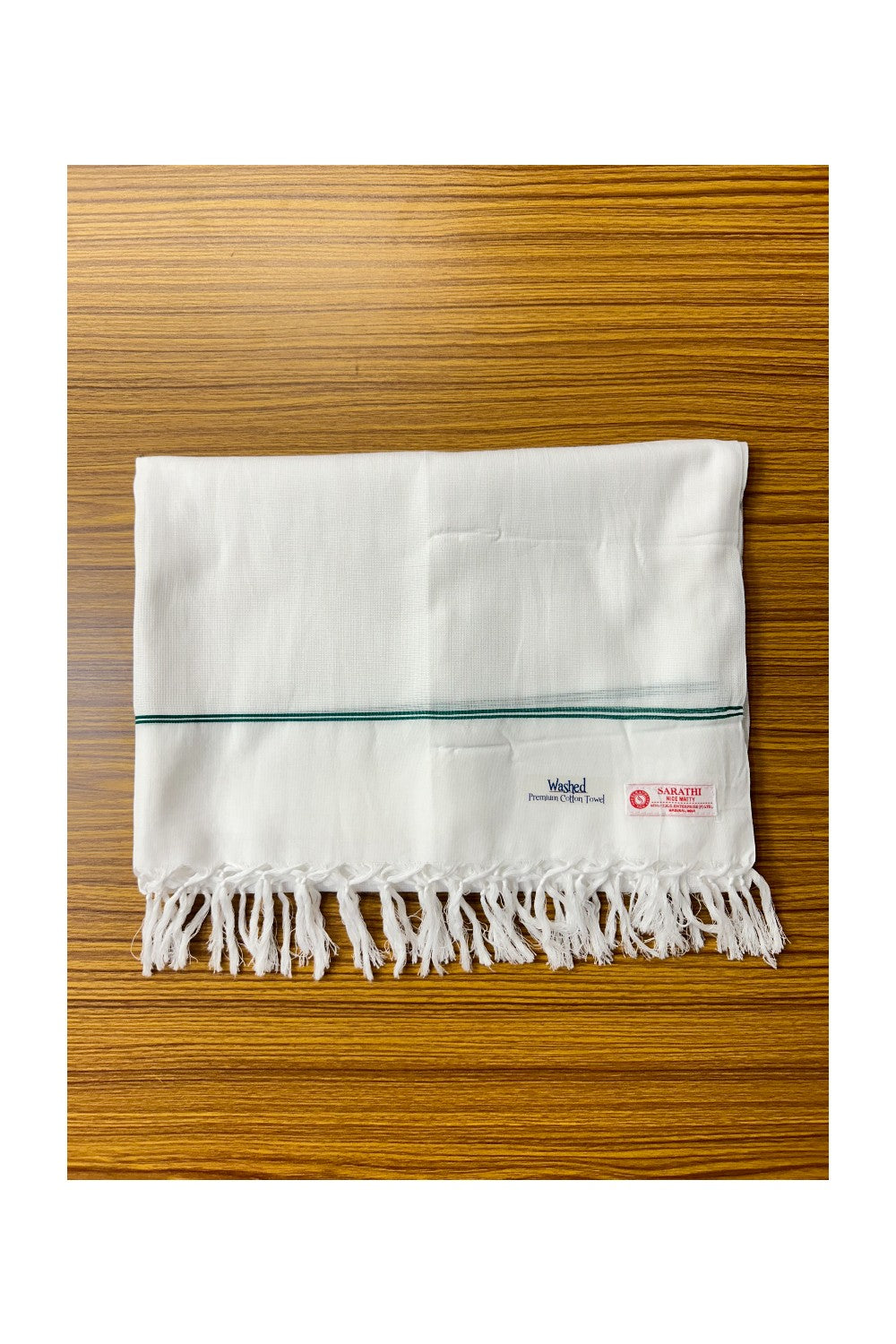 16% Discount! Kaitharikada - Pure Cotton NICE MATTY Pattern - 30 x 90 inch - 3KK133SAR