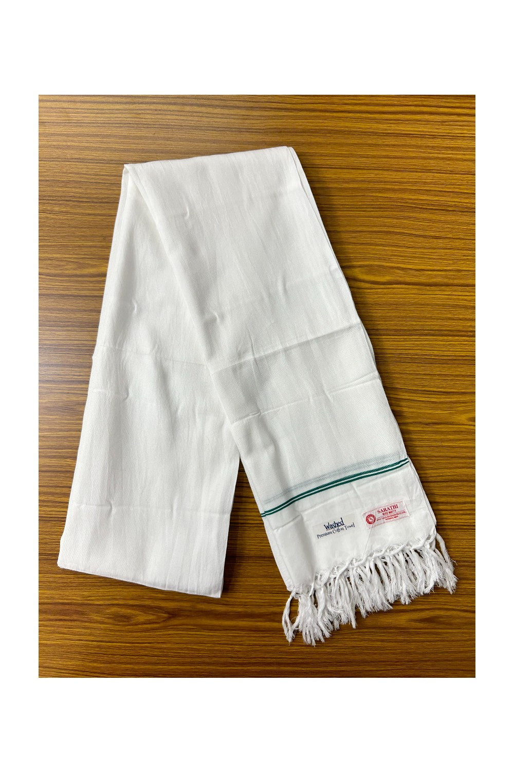 16% Discount! Kaitharikada - Pure Cotton NICE MATTY Pattern - 30 x 90 inch - 3KK133SAR