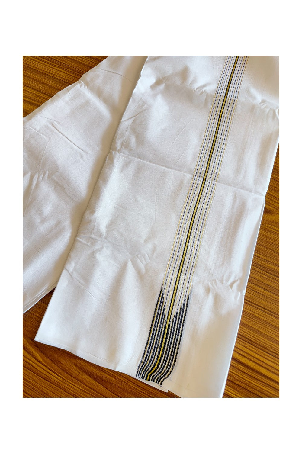 19 DISCOUNT KaithariKada 100 Cotton PURE WHITE Double Dhoti Mundu kaitharikada