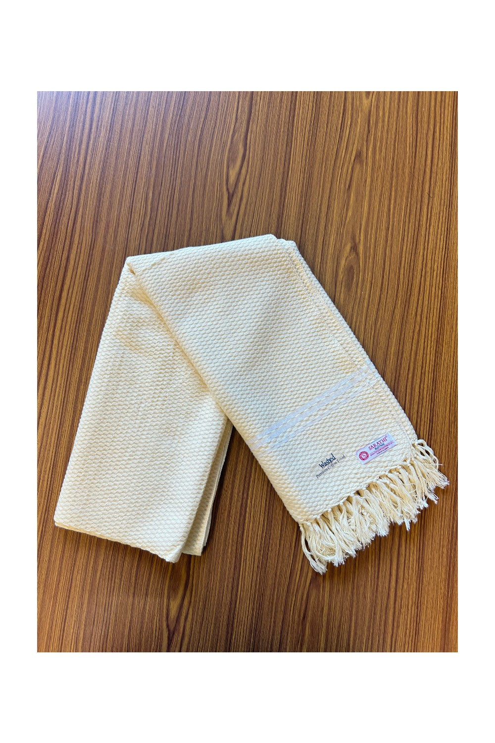 16% Discount! Kaitharikada - Pure Cotton Blotting Pattern - 30 x 72 Inch - 4KK122SAR