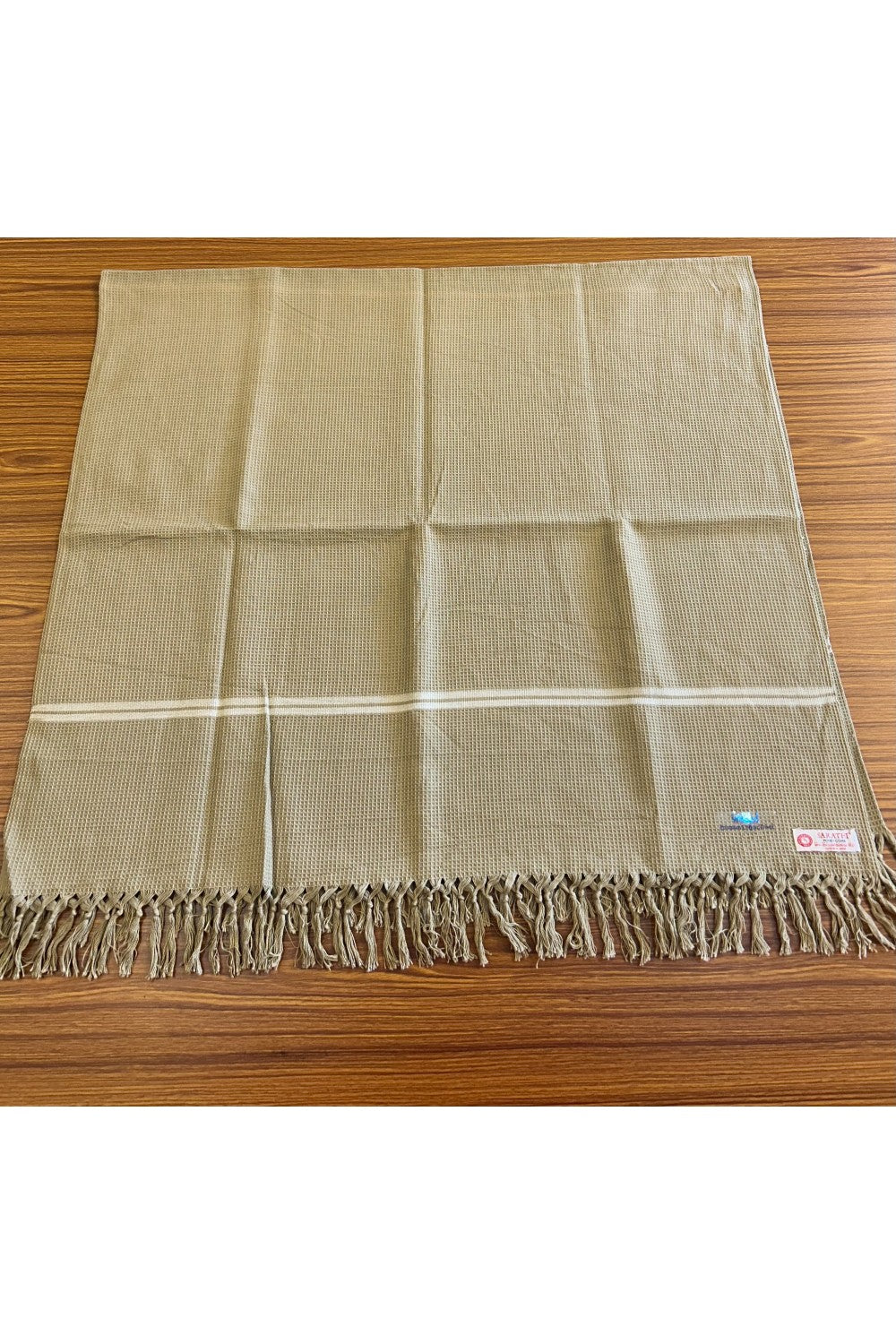 16% Discount! Kaitharikada - Pure Cotton Honey Comb Pattern - 30 x 60 inch - 5KK126SAR