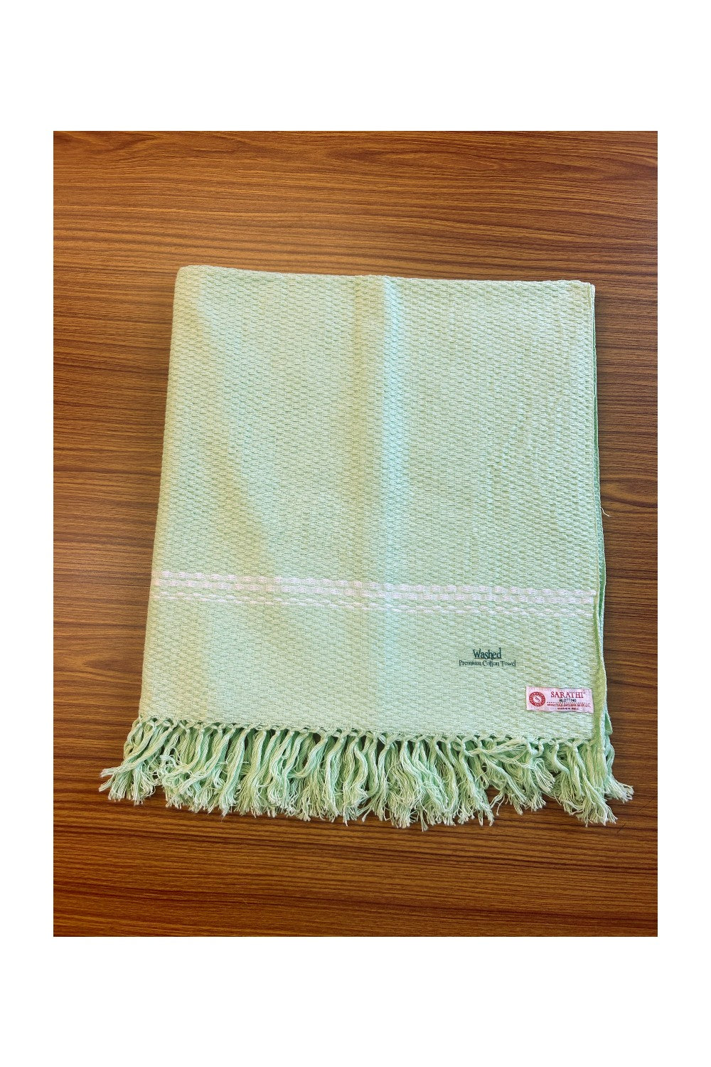 16% Discount! Kaitharikada - Pure Cotton Blotting Pattern - 30 x 72 Inch - 6KK122SAR