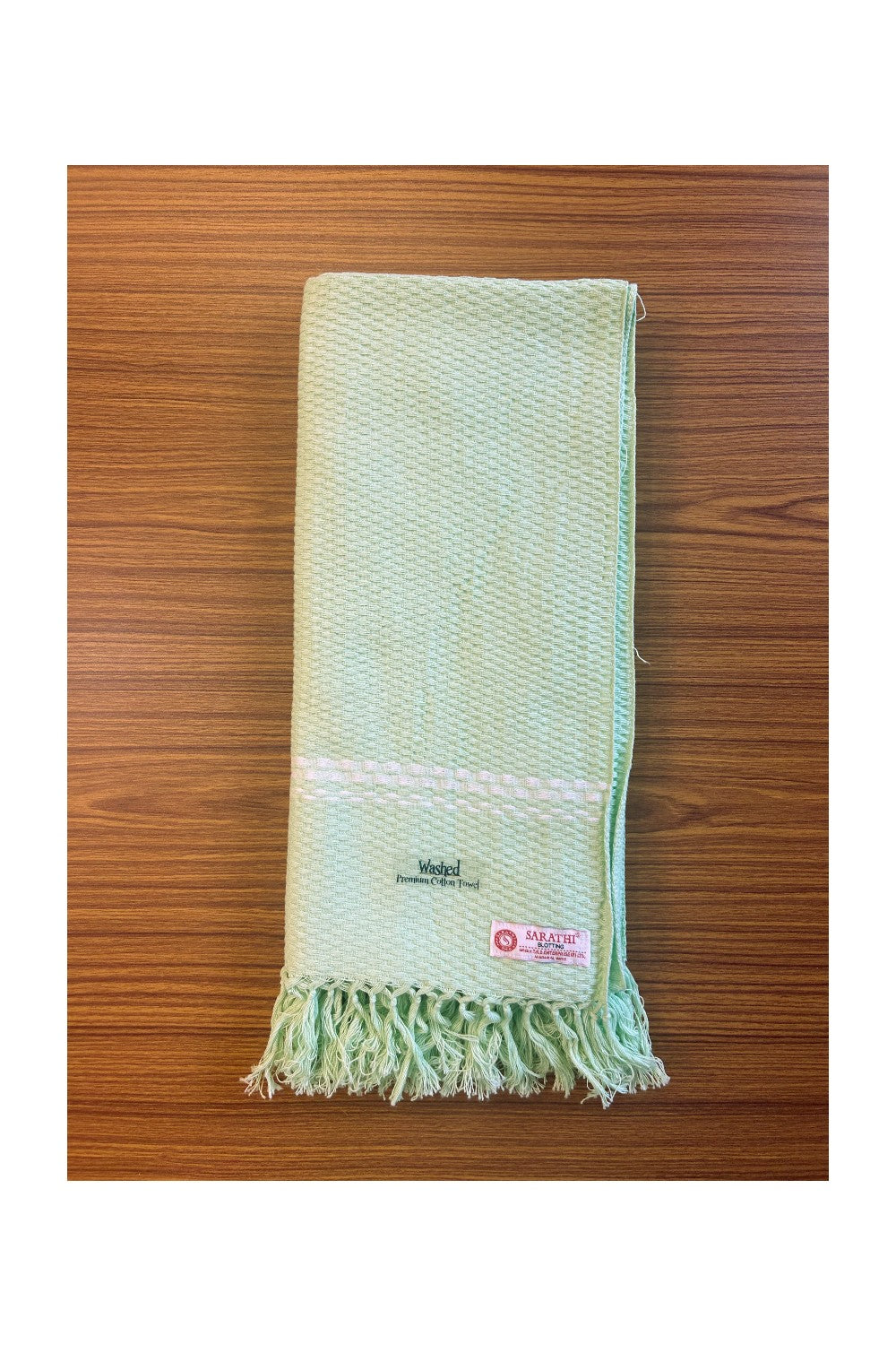 16% Discount! Kaitharikada - Pure Cotton Blotting Pattern - 30 x 72 Inch - 6KK122SAR