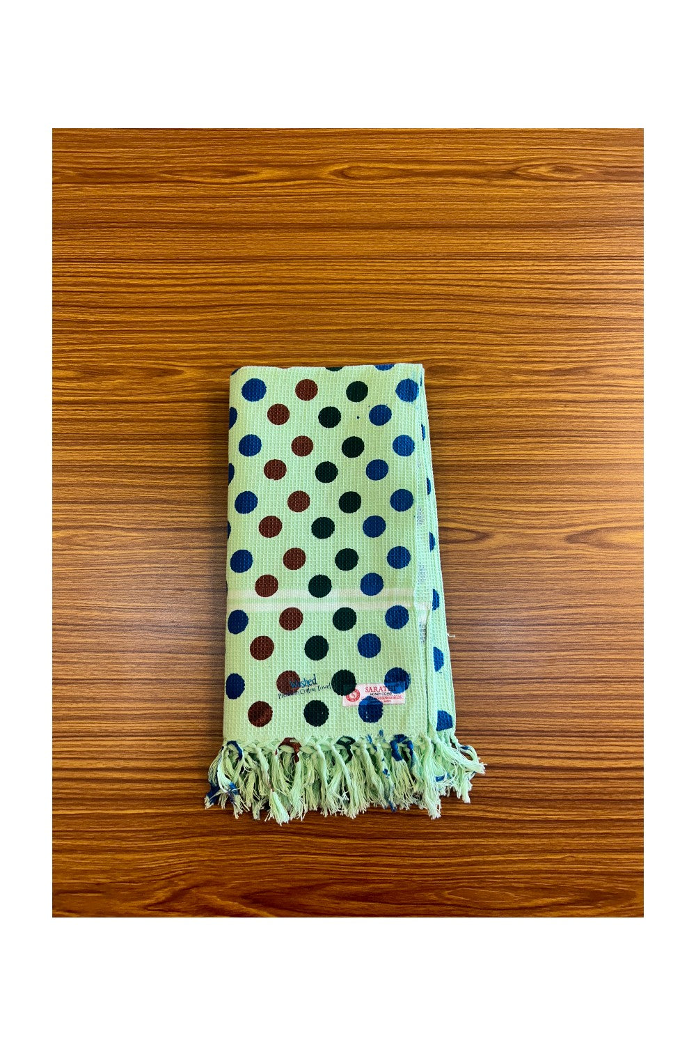 16% Discount! Kaitharikada - Pure Cotton Honey Comb Pattern - 30 x 60 inch- 6KK126SAR