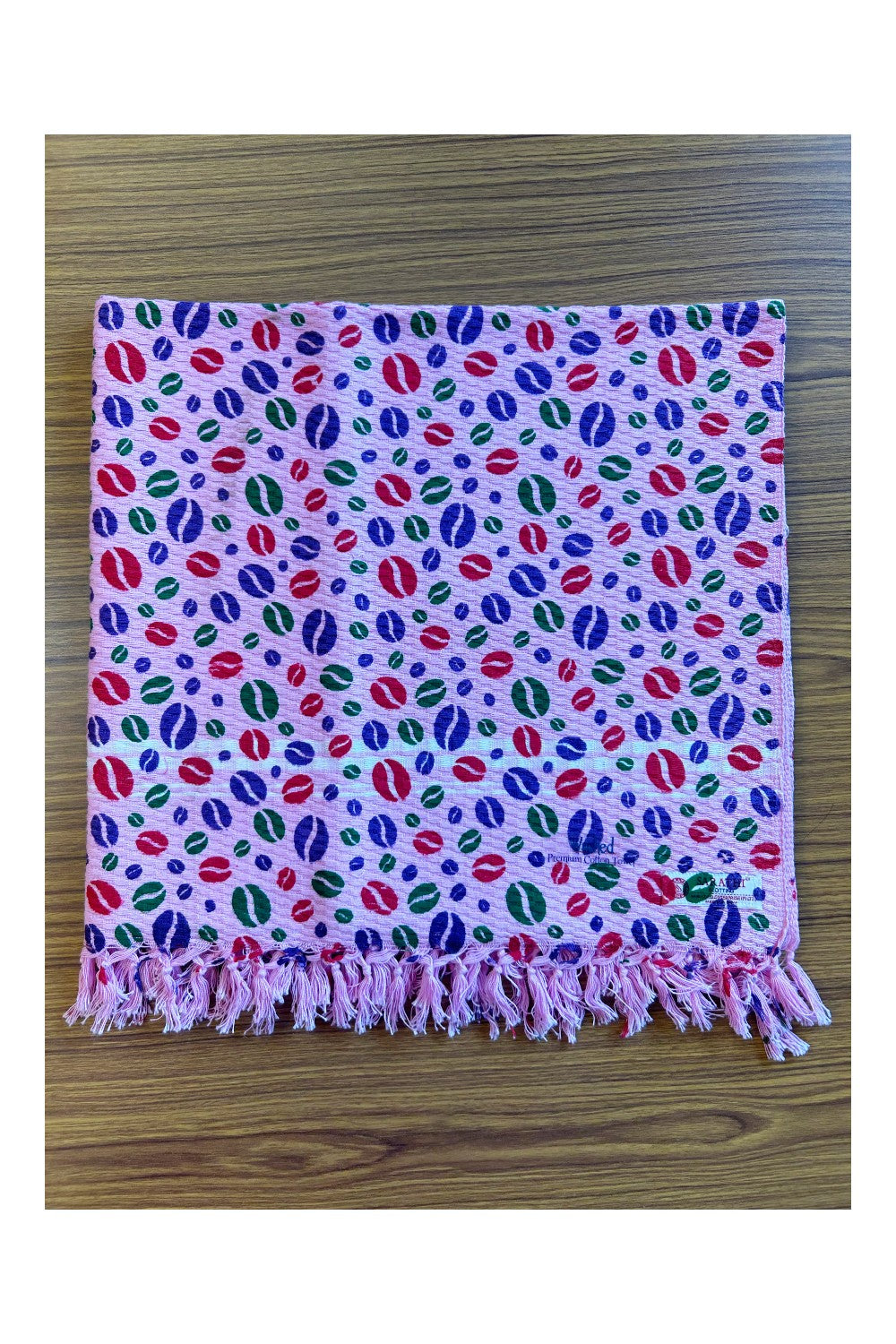 16% Discount! Kaitharikada - Pure Cotton Blotting Pattern - 30 x 60 inch - 9KK124SAR