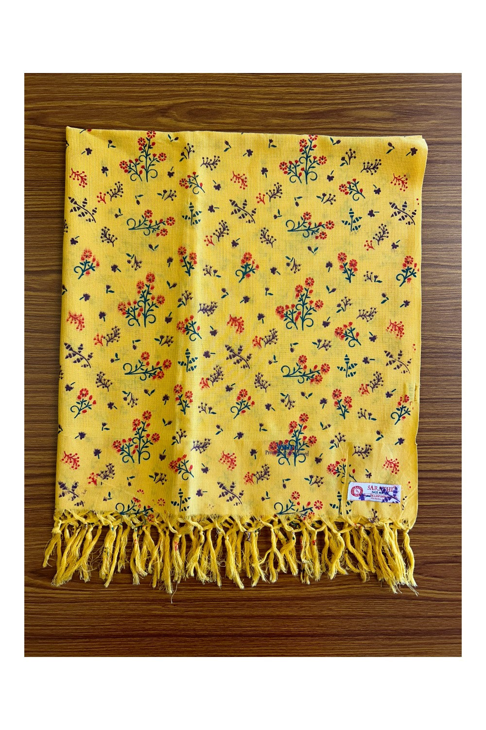 16% Discount! Kaitharikada - Pure Cotton NICE MATTY Pattern - 30 x 72 inch - 9KK132SAR
