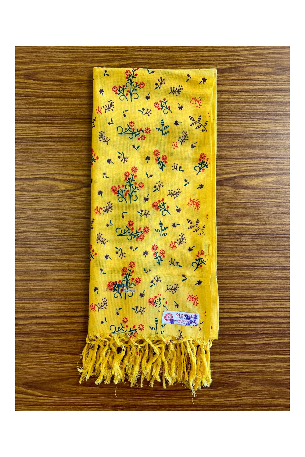 16% Discount! Kaitharikada - Pure Cotton NICE MATTY Pattern - 30 x 72 inch - 9KK132SAR