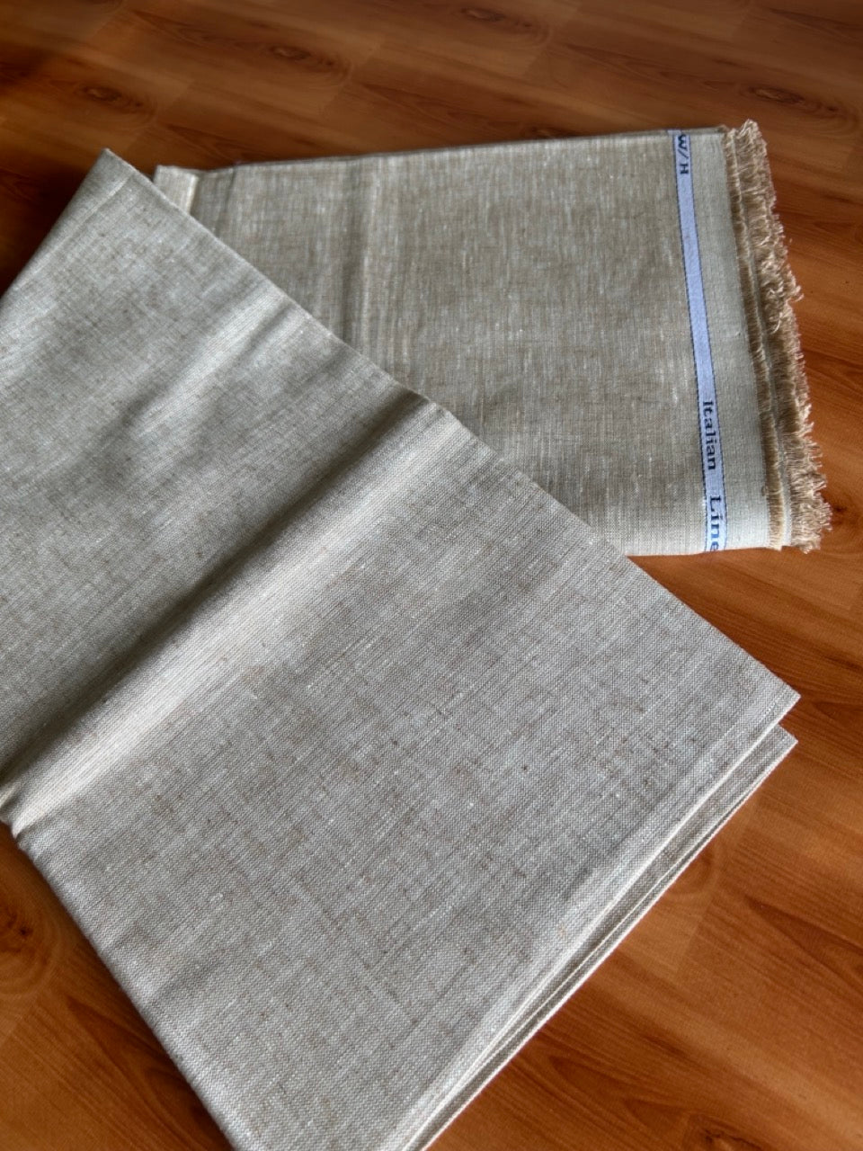 NEW! Kaitharikada Shirt Meterial - Light Brown Linen Shirt & Kurta Material 200x150(cm) (₹ 2,280 Per meter) - 1KK7002SAR