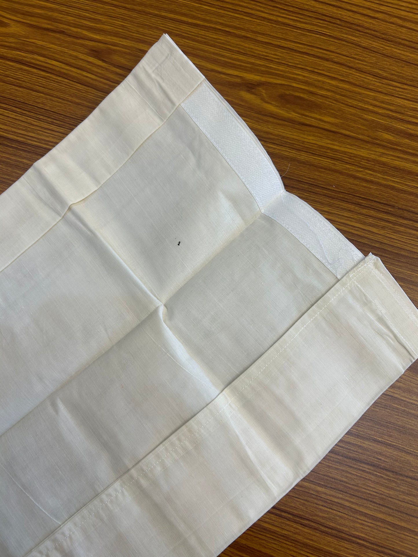 10% DISCOUNT !!! Kaitharikada -Traditional South Indian Kids 100% Pure Cotton Off white VELCRO Mundu Age 5 - 13KK515PMC