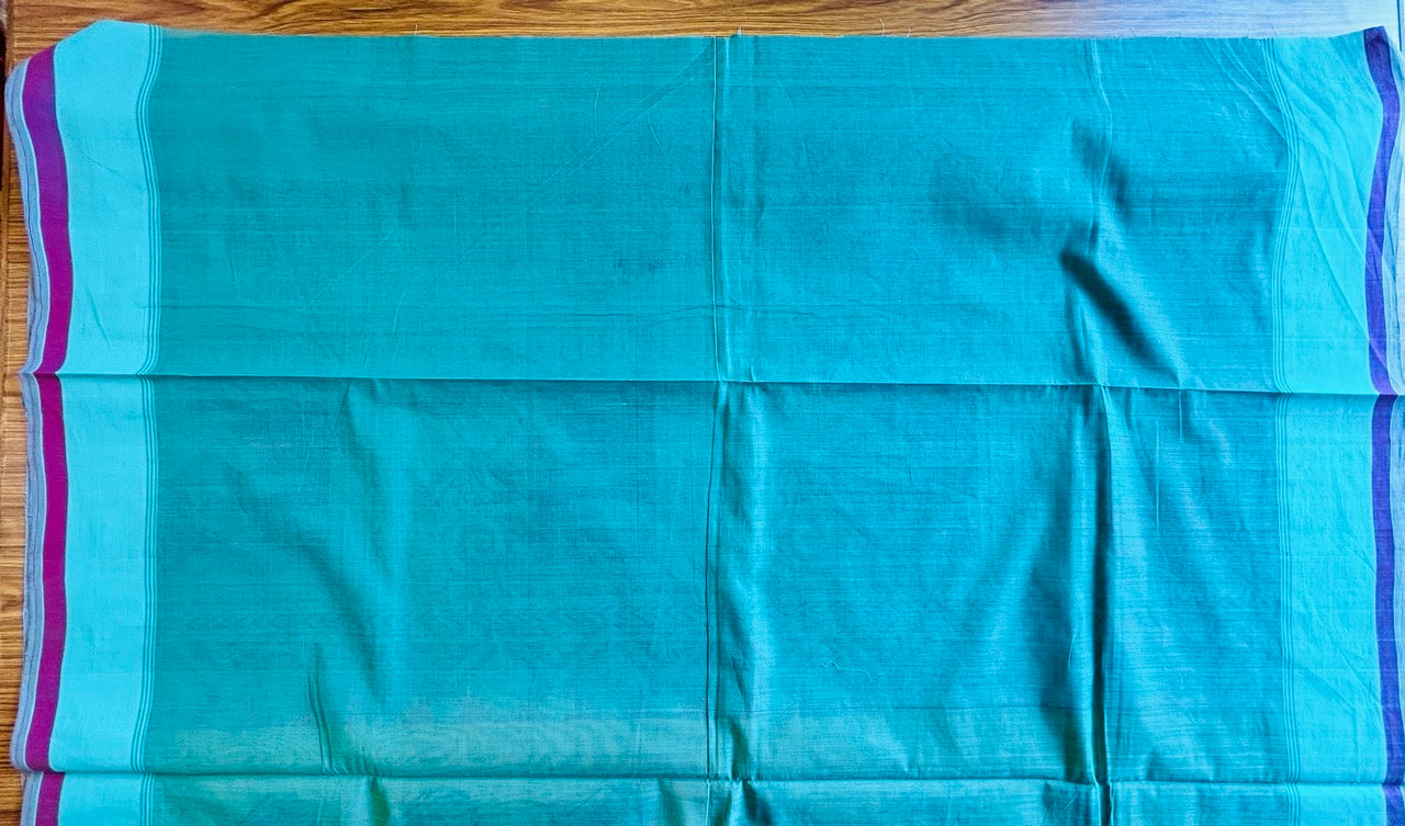 KaithariKada- HANDLOOM UNAKKUPAAV Balaramapuram Saree - 100% PURE Cotton - Yellow, Red & Green Design - 4KK1002KHA