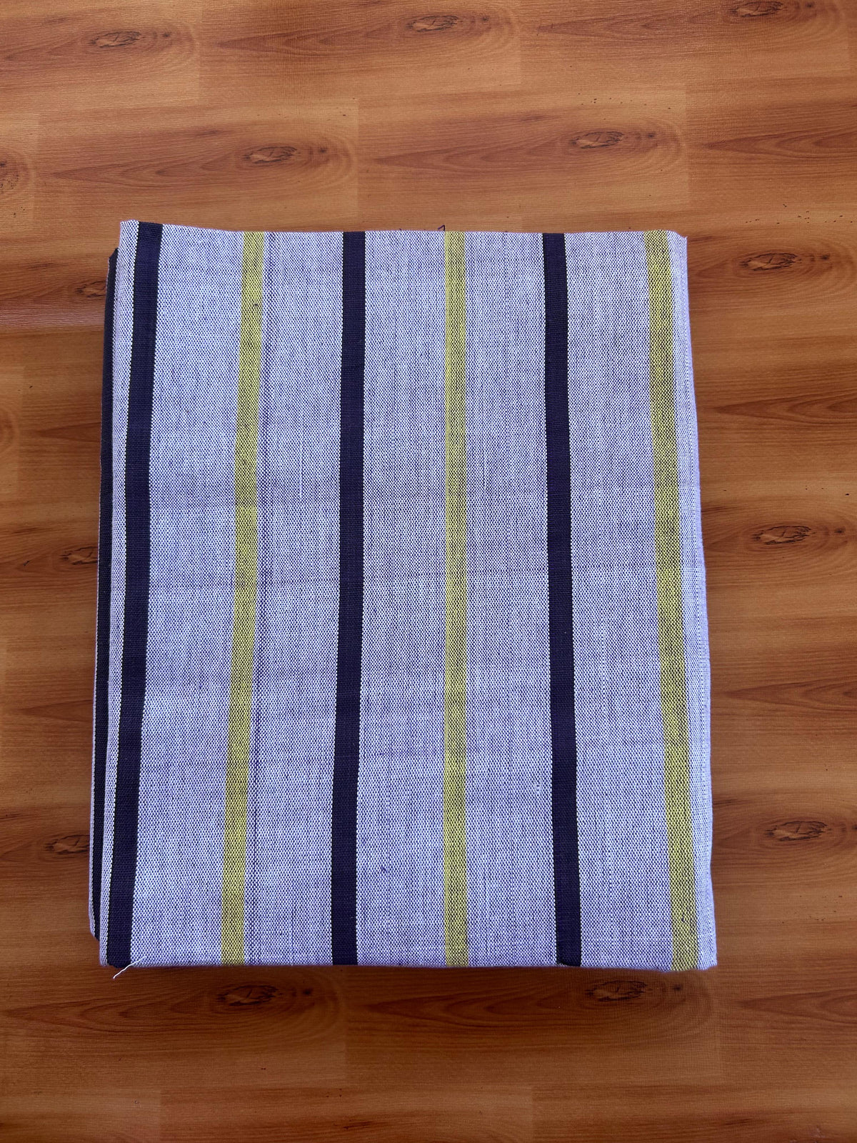 Handloom Bedsheet - Pure Cotton - 10% Discount !! Kaitharikada - Black Purple & Yellow Striped Body - 6 KK10000 KAL