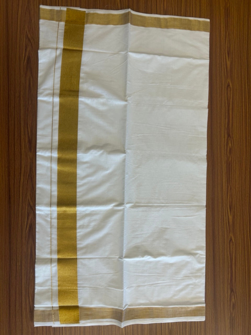 Kaitharikada Kerala Saree - Cotton Saree - 3.75 inch Pallu - Kasavu Kara - 5KK1009KK