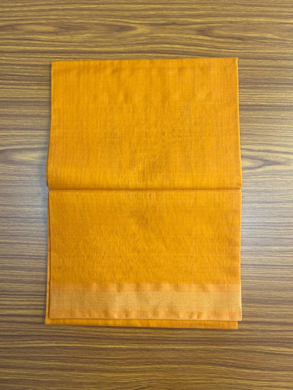 10% Discount!! Kaitharikada Traditional Kerala Style - COTTON SILK Churidar Suit Material - Dark Reddish Pink , Orange kasav Design- 8KK4003KHA