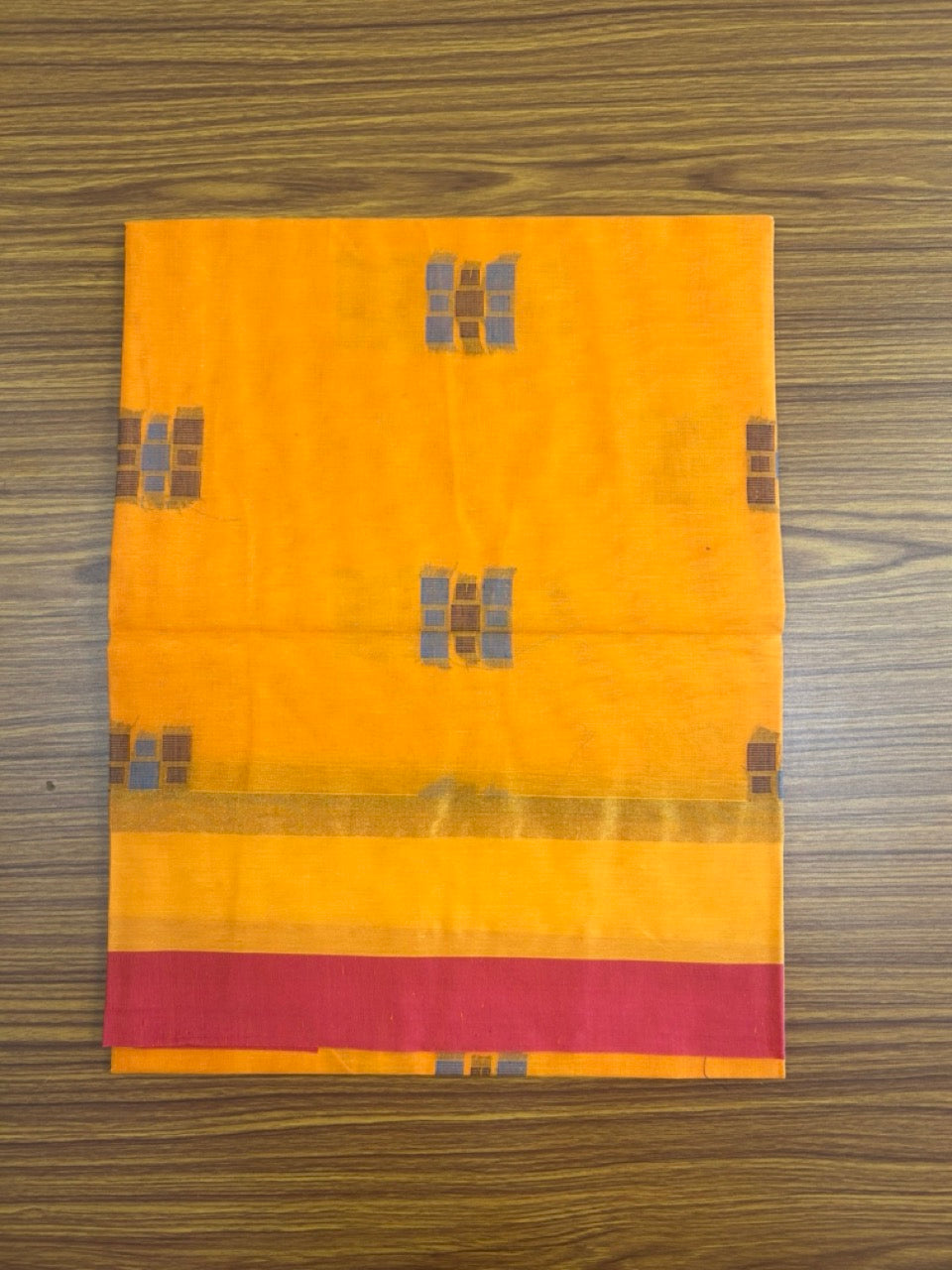 10% Discount!! Kaitharikada Traditional Kerala Style - Cotton Churidar Suit Material - Multi colour with Square design - 1KK4003KHA