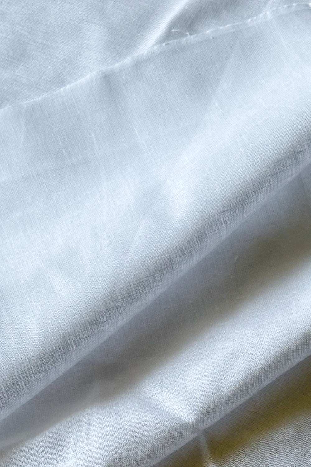 6. LINEN 💯 Kaitharikada Exclusive! PURE White Pure LINEN Shirt Material 150(cm) width- (₹ 1698 per meter) - 1KK7005GOP