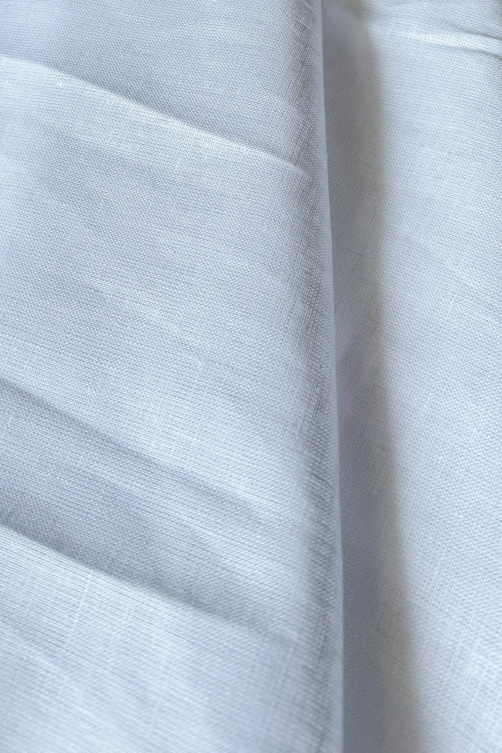 6. LINEN 💯 Kaitharikada Exclusive! PURE White Pure LINEN Shirt Material 150(cm) width- (₹ 1698 per meter) - 1KK7005GOP