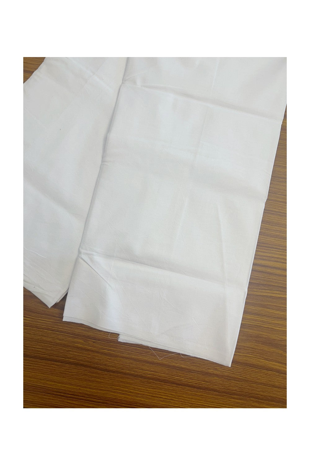 28% OFFER! PARMAS DHOTI KaithariKada Balaramapuram 100% Cotton Single PURE WHITE Mundu/Dhoti - Above 2 mtr -100x100 (2 meter / 4 muzham)- 12KK5140ASH