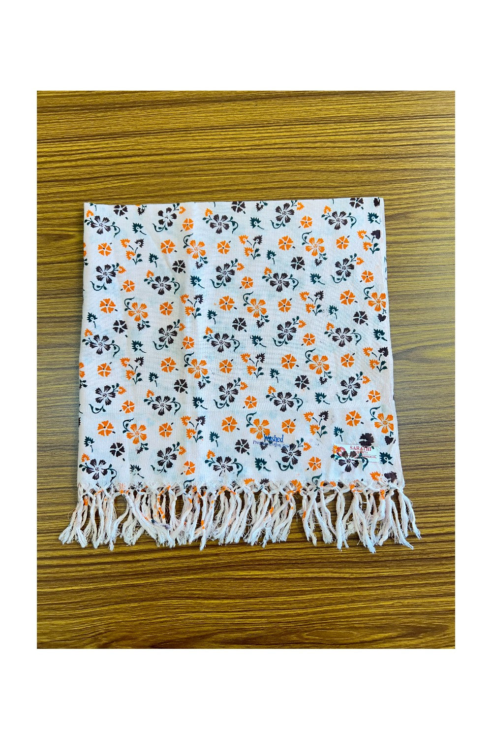 16% Discount! Kaitharikada - Pure Cotton NICE MATTY Pattern - 30 x 60 Inch - 11KK131SAR