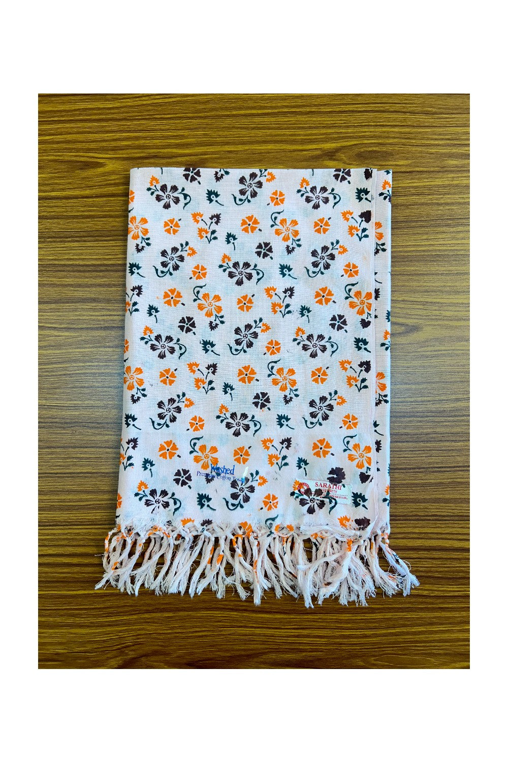 16% Discount! Kaitharikada - Pure Cotton NICE MATTY Pattern - 30 x 60 Inch - 11KK131SAR