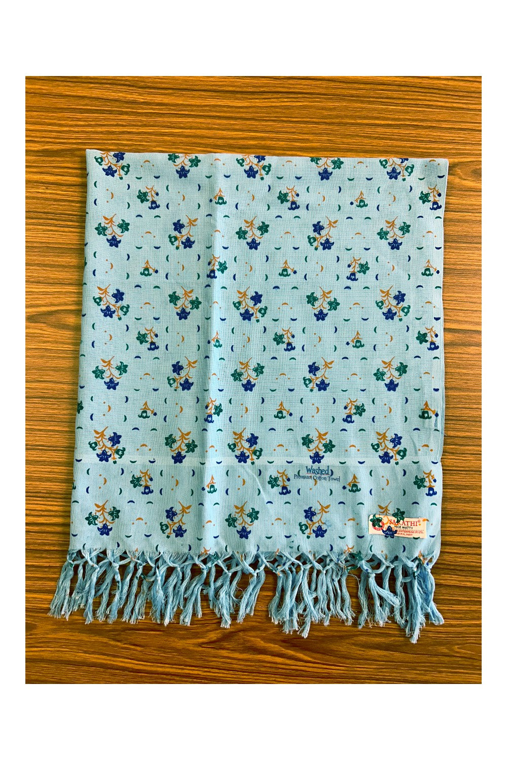 16% Discount! Kaitharikada - Pure Cotton NICE MATTY Pattern - 30 x 72 inch - 12KK132SAR