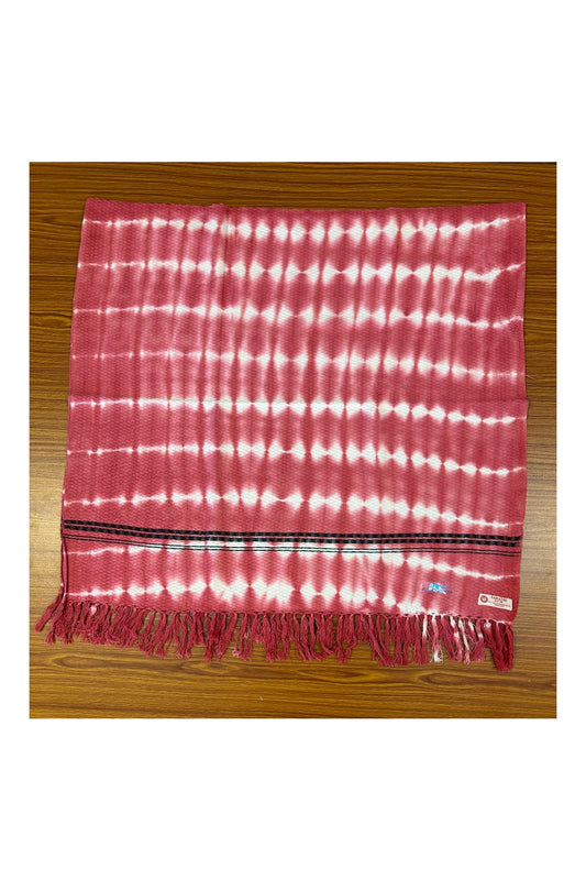 16% Discount! Kaitharikada - Pure Cotton Blotting Pattern - 30 x 60 inch - 13KK124SAR