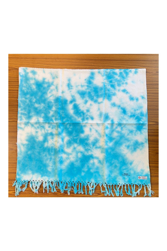 16% Discount! Kaitharikada - Pure Cotton Blotting Pattern - 30 x 60 inch - 15KK124SAR