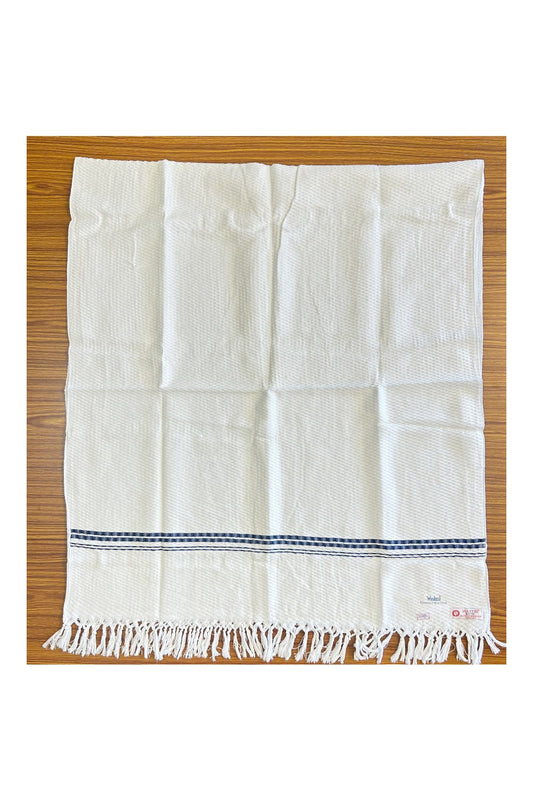 16% Discount! Kaitharikada - Pure Cotton Blotting Pattern - 30 x 72 inch - 2KK122SAR