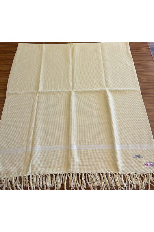 16% Discount! Kaitharikada - Pure Cotton Honey Comb Pattern - 30 x 72 cm - 2KK127SAR