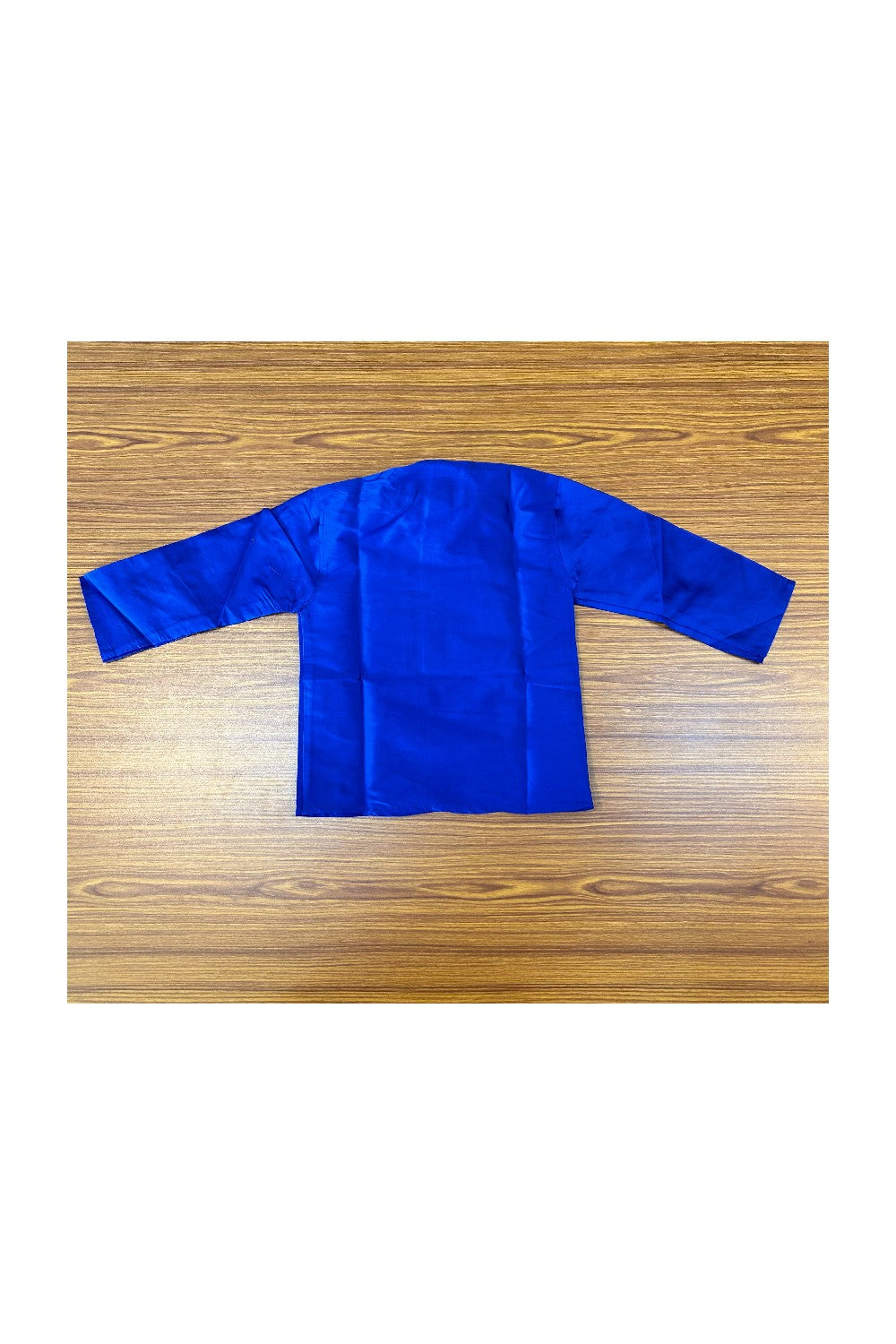 10% DISCOUNT !!! Yuvraj - Traditional South Indian Kids Silk Kurta & Mund - DEEP BLUE Kurta Off white Kasavu Mund Age 4 - 2KK104YUV4