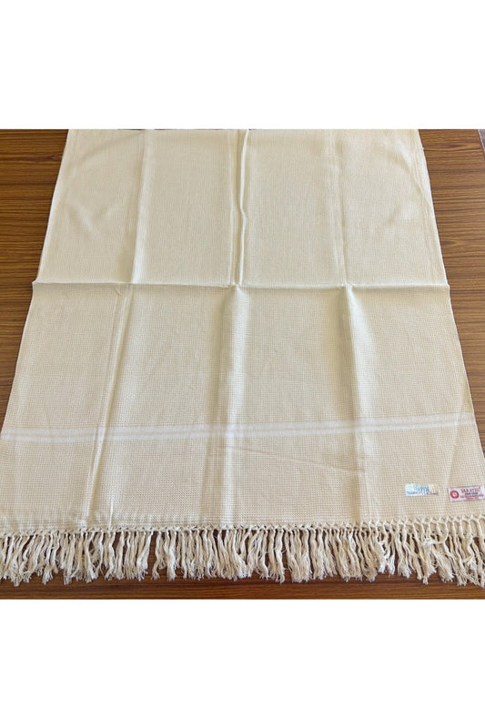 16% Discount! Kaitharikada - Pure Cotton Honey Comb Pattern - 30 x 72 cm - 4KK127SAR