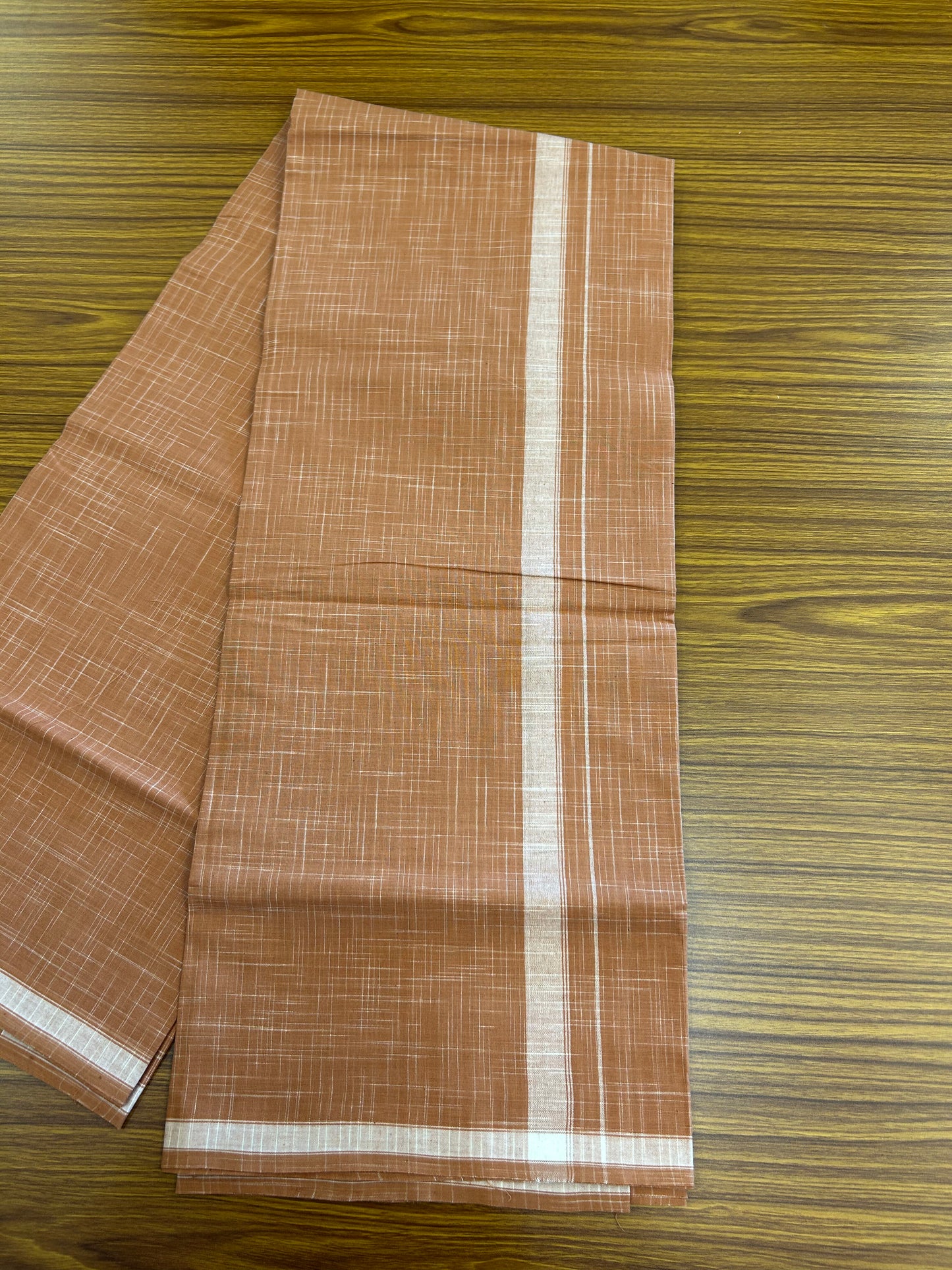 Premium Kathar Type Pure cotton - Kaitharikada - Single Kaily / Lungi - 0.75 inch White Stripes kara Plain Border with Kavi & White Stripes colour body (2 meter / 4 muzham) -  44 KK8050 MUT