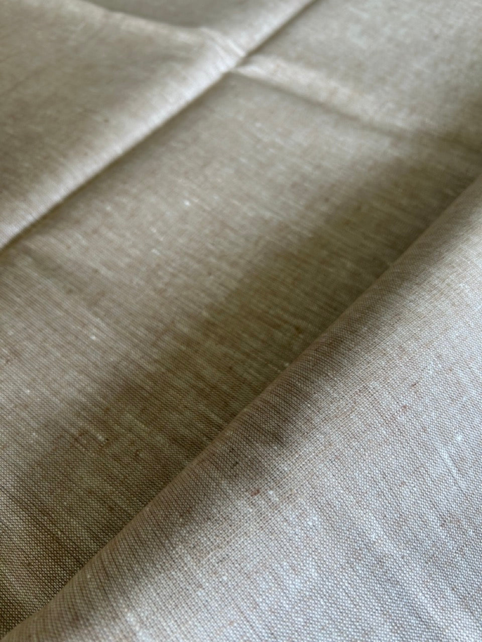 NEW! Kaitharikada Shirt Meterial - Light Brown Linen Shirt & Kurta Material 200x150(cm) (₹ 2,280 Per meter) - 1KK7002SAR