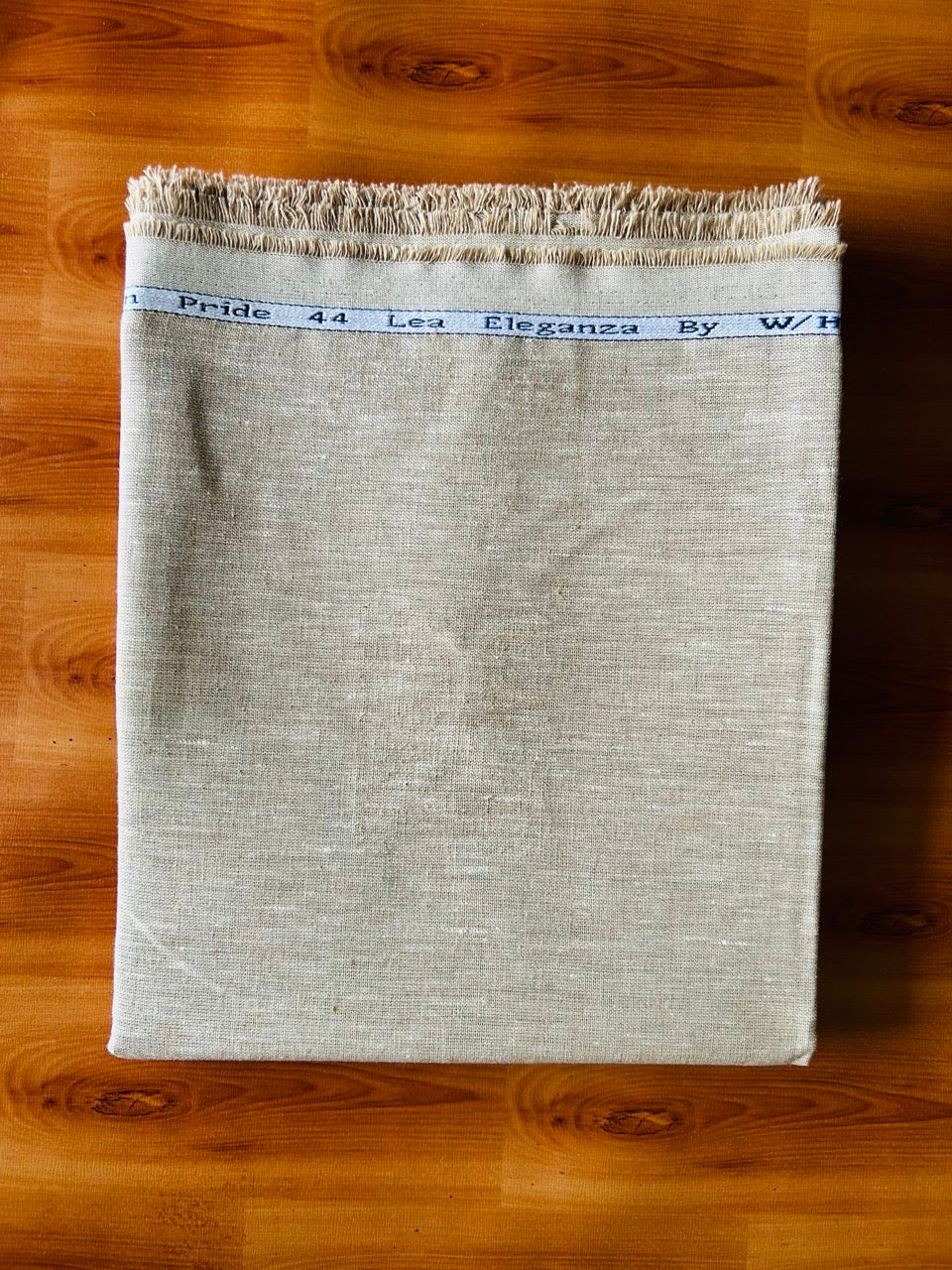 NEW! Kaitharikada Shirt Meterial - Light Brown Linen Shirt & Kurta Material 200x150(cm) (₹ 2,280 Per meter) - 1KK7002SAR