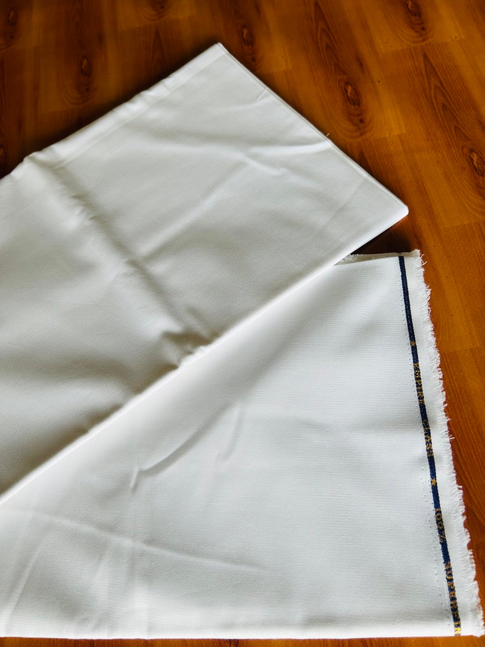 NEW! Kaitharikada Politician Shirt - PURE WHITE - Politician Giza Cotton Shirt & Kurta Material 200 x150(cm) (₹ 940 Per meter) - 3KK7002SAR
