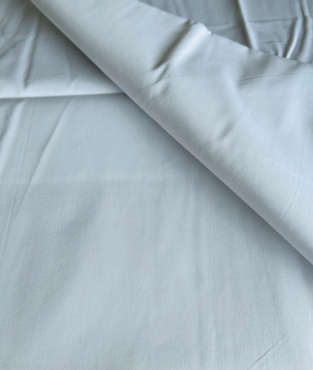 NEW! Kaitharikada Shirt Meterial - PURE WHITE - Politician Cotton Shirt & Material 200 x150(cm) (₹ 630 Per meter) - 5KK7002SAR
