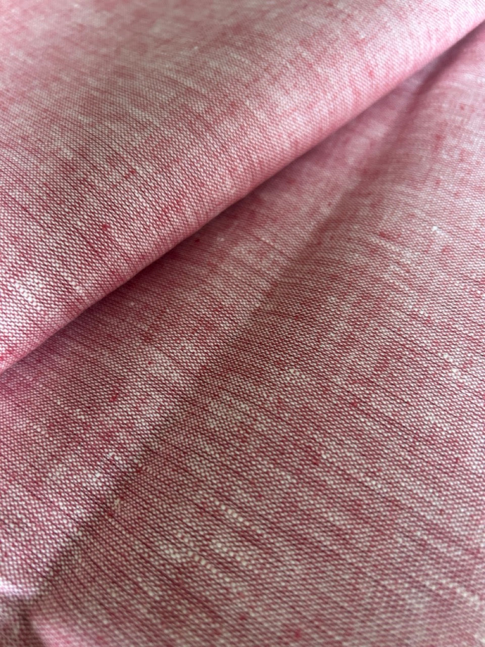 NEW! Kaitharikada Shirt Meterial -Pink Red Linen Shirt & Kurta Material 200x150(cm) (₹ 2,280 Per meter) - 7KK7002SAR