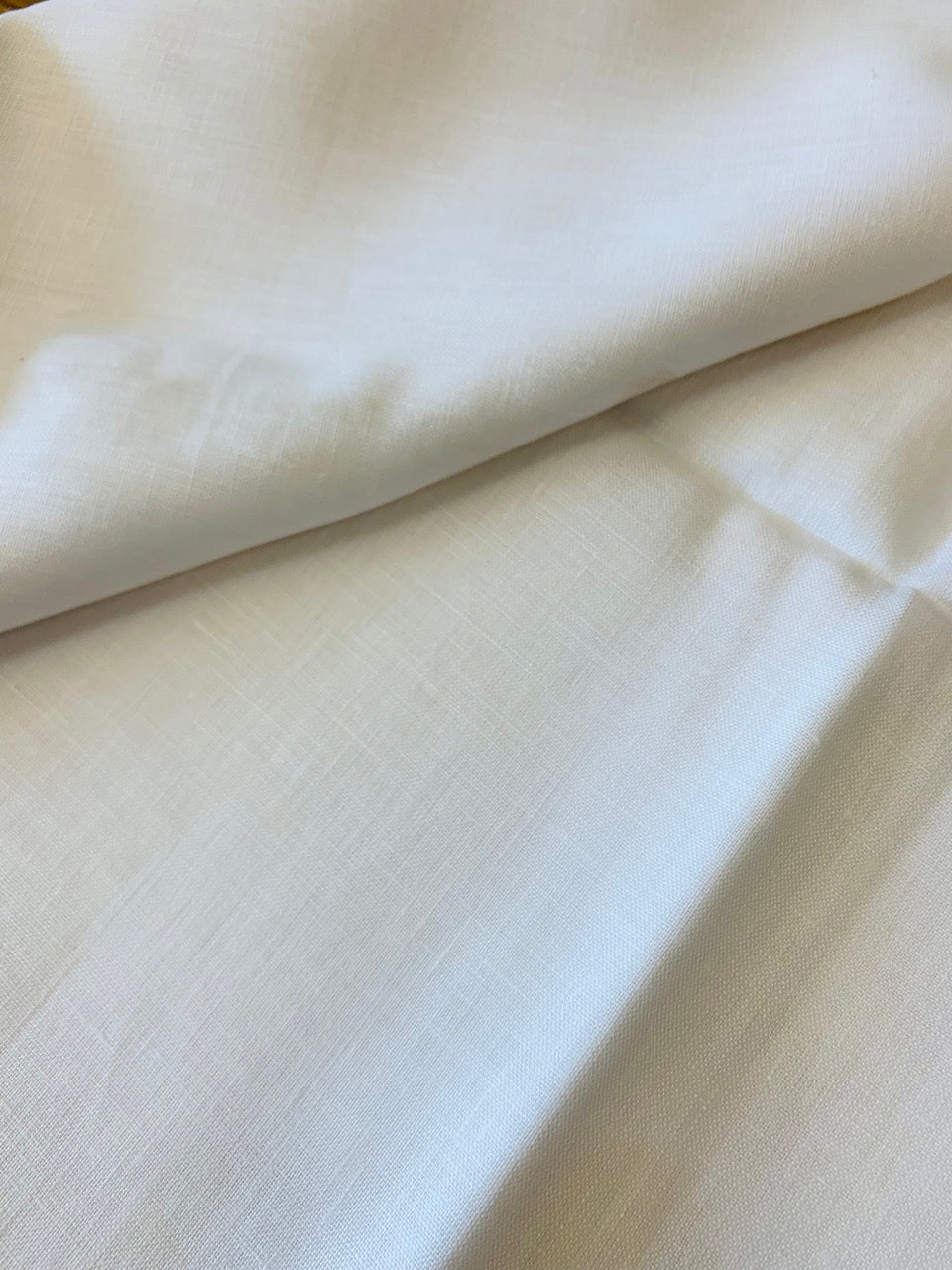 19% Discount !!NEW! Kaitharikada Shirt & Kurta  MATERIAL -PURE WHITE- Politician White Colour 60 Lea 100% Linen Eleganza 200x150(cm) (₹ 1847 Per meter) - 3KK7004SAR