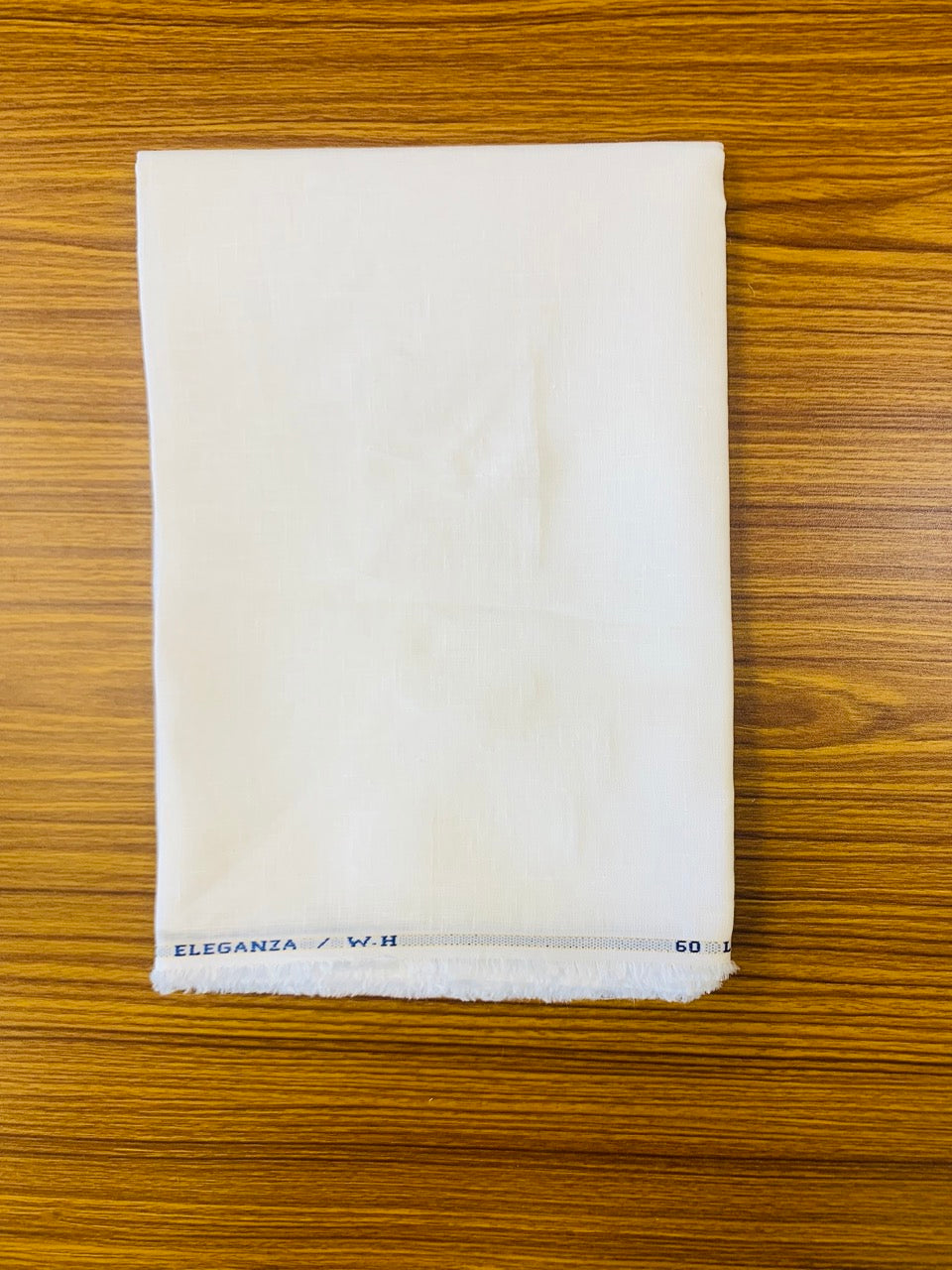 19% Discount !!NEW! Kaitharikada Shirt & Kurta  MATERIAL -PURE WHITE- Politician White Colour 60 Lea 100% Linen Eleganza 200x150(cm) (₹ 1847 Per meter) - 3KK7004SAR