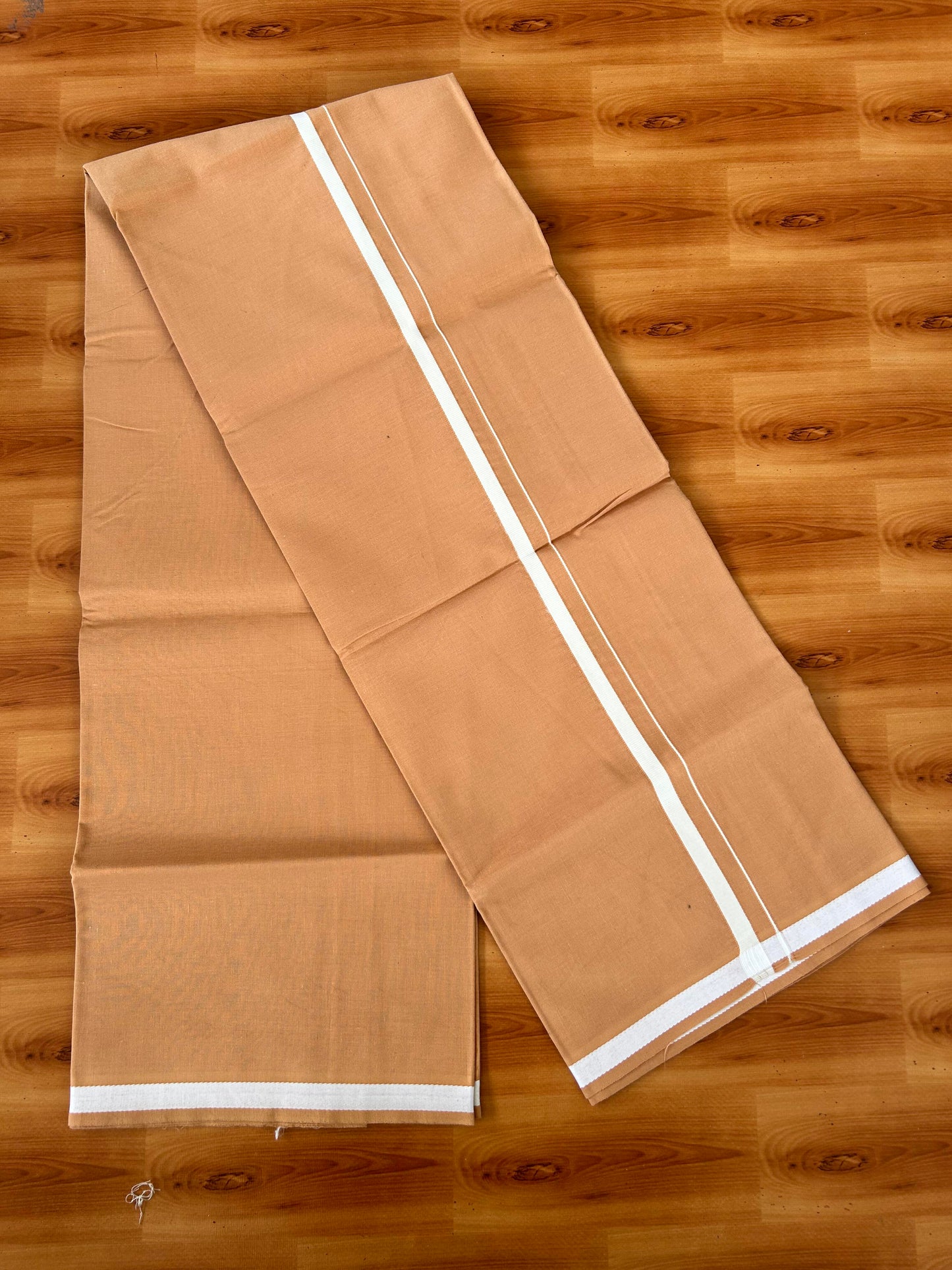 Single Kaily / Lungi- Kaitharikada - Pure Cotton - (40s) - 1 cm White Kara with Kavi colour body (2 meter / 4 muzham) - 1 KK8063 GAN